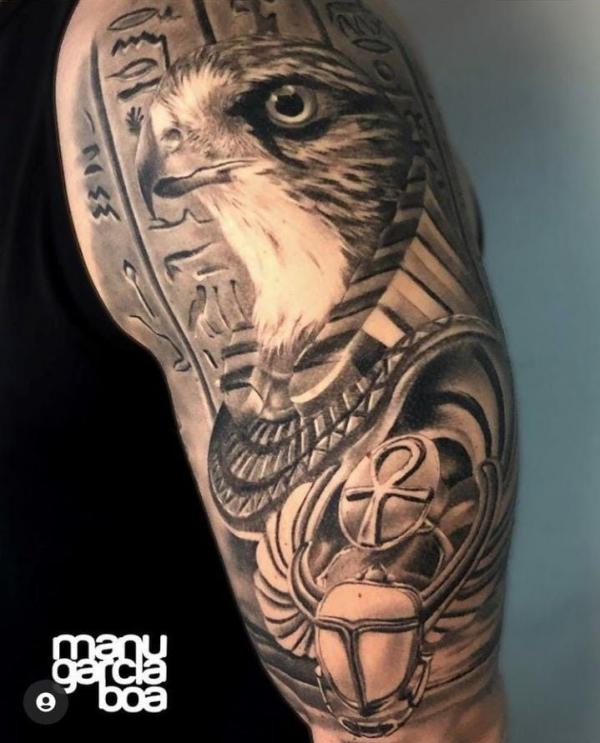 40 Horus Tattoo Design Ideas with Meaning
