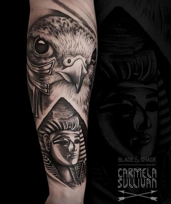 40 Horus Tattoo Design Ideas with Meaning