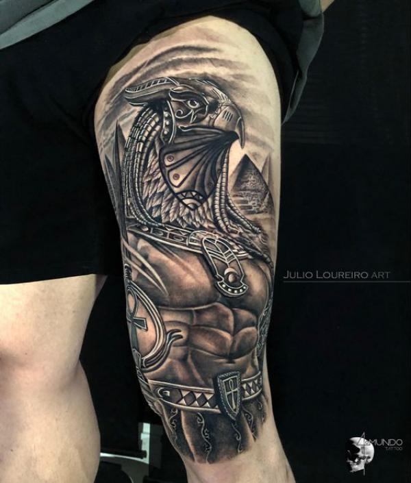 40 Horus Tattoo Design Ideas with Meaning