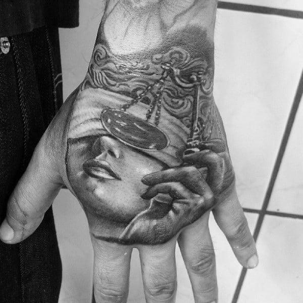 The Scales of Justice Tattoo: Balancing Ink and Ideals