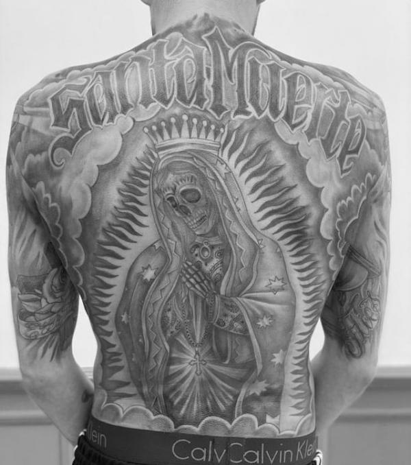 60 Santa Muerte Tattoo Designs with Meaning