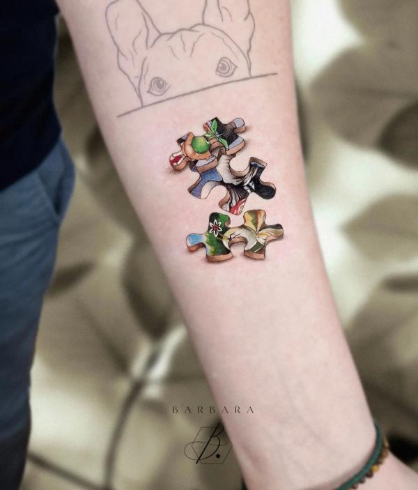 130 Puzzle Tattoo Designs with Meaning