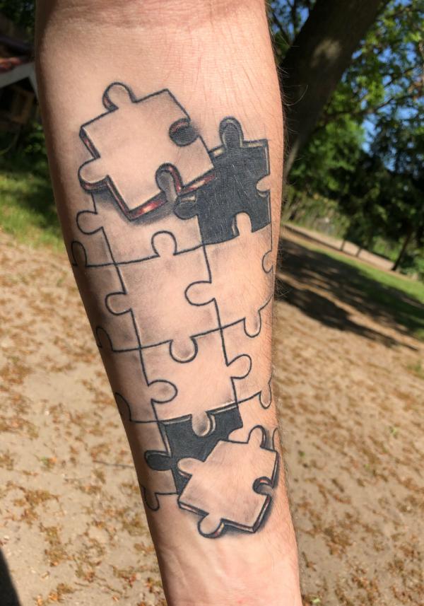 130 Puzzle Tattoo Designs with Meaning