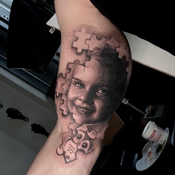 130 Puzzle Tattoo Designs with Meaning