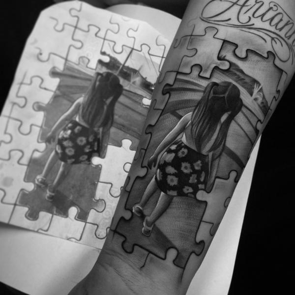 130 Puzzle Tattoo Designs with Meaning