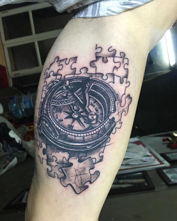 130 Puzzle Tattoo Designs with Meaning