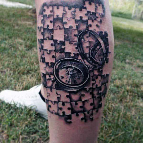 130 Puzzle Tattoo Designs with Meaning