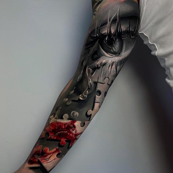 130 Puzzle Tattoo Designs with Meaning