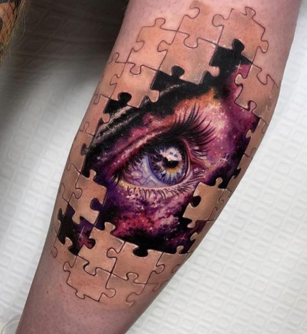 130 Puzzle Tattoo Designs with Meaning