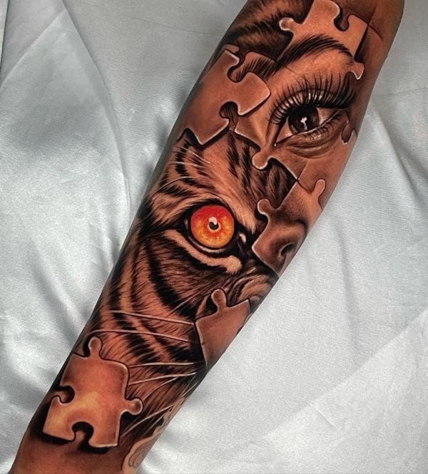 130 Puzzle Tattoo Designs with Meaning