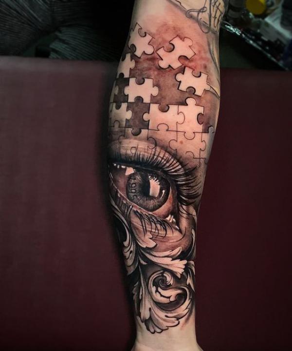 130 Puzzle Tattoo Designs with Meaning