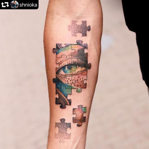 130 Puzzle Tattoo Designs with Meaning