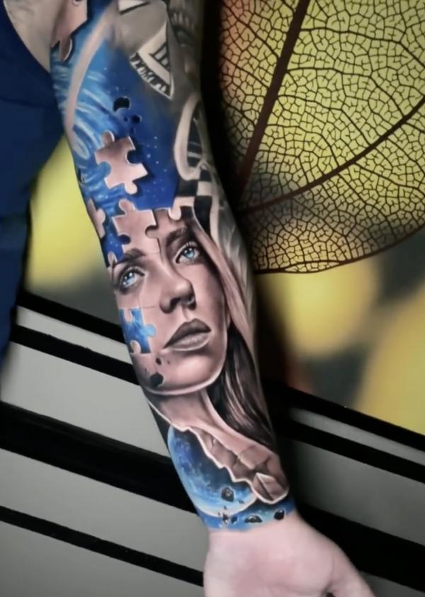 130 Puzzle Tattoo Designs with Meaning