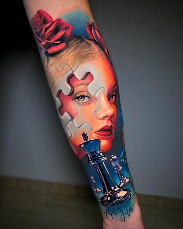130 Puzzle Tattoo Designs with Meaning