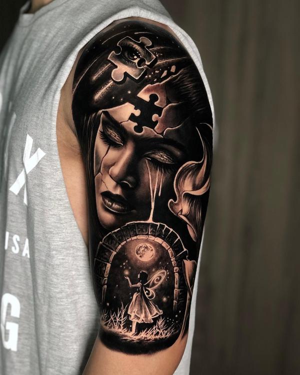 130 Puzzle Tattoo Designs with Meaning