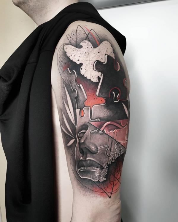 130 Puzzle Tattoo Designs with Meaning