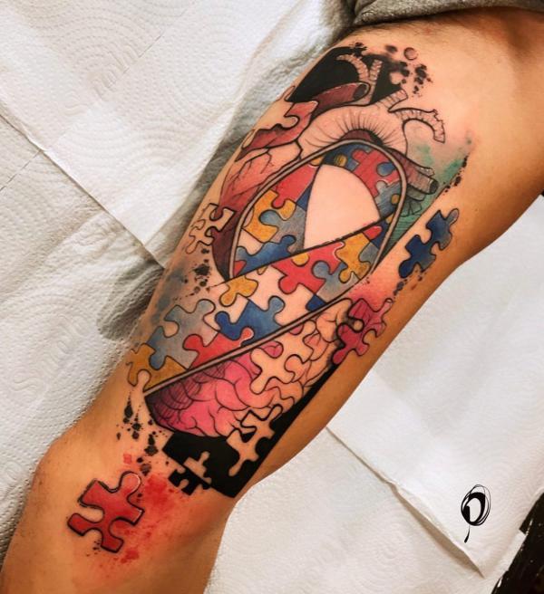 130 Puzzle Tattoo Designs with Meaning