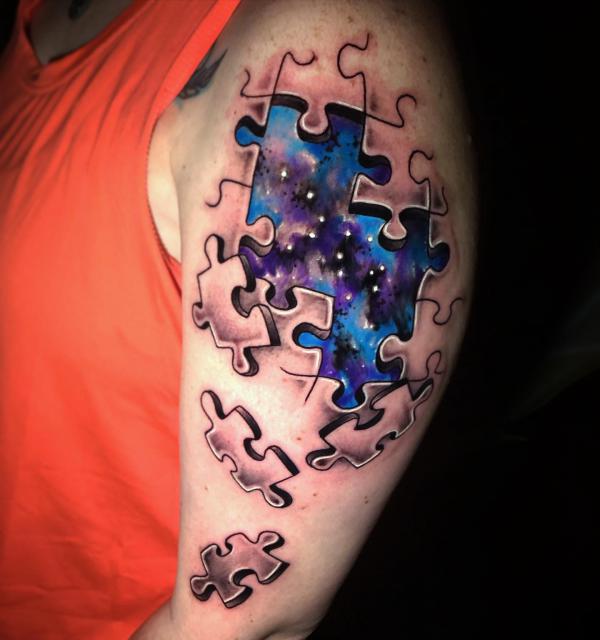 130 Puzzle Tattoo Designs with Meaning