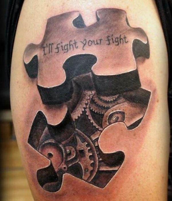 130 Puzzle Tattoo Designs with Meaning