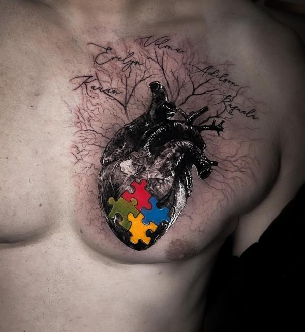 130 Puzzle Tattoo Designs with Meaning