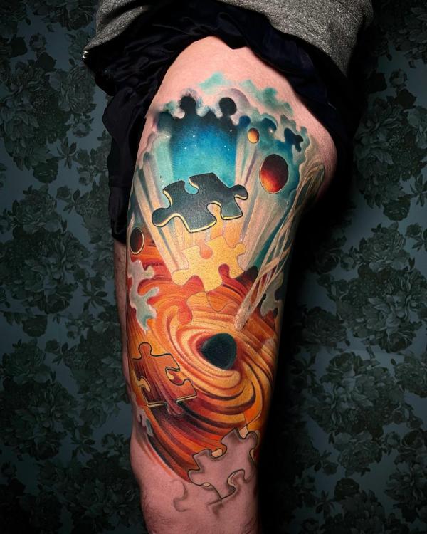 130 Puzzle Tattoo Designs with Meaning