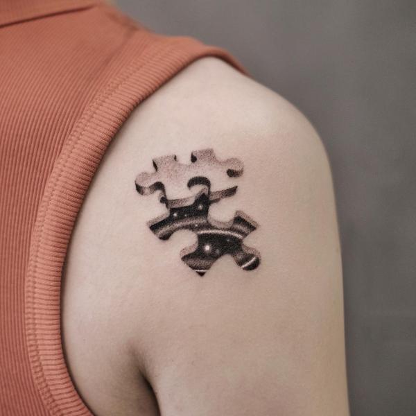 130 Puzzle Tattoo Designs with Meaning