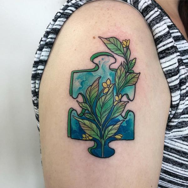130 Puzzle Tattoo Designs with Meaning
