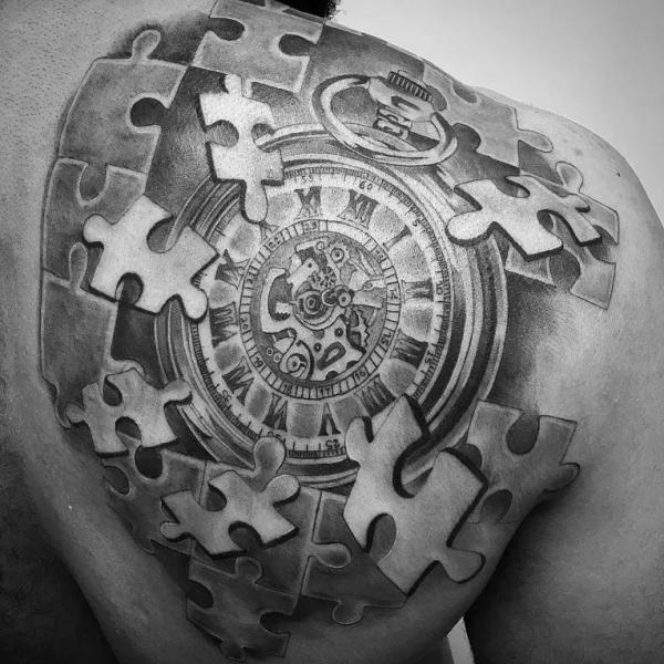 130 Puzzle Tattoo Designs with Meaning