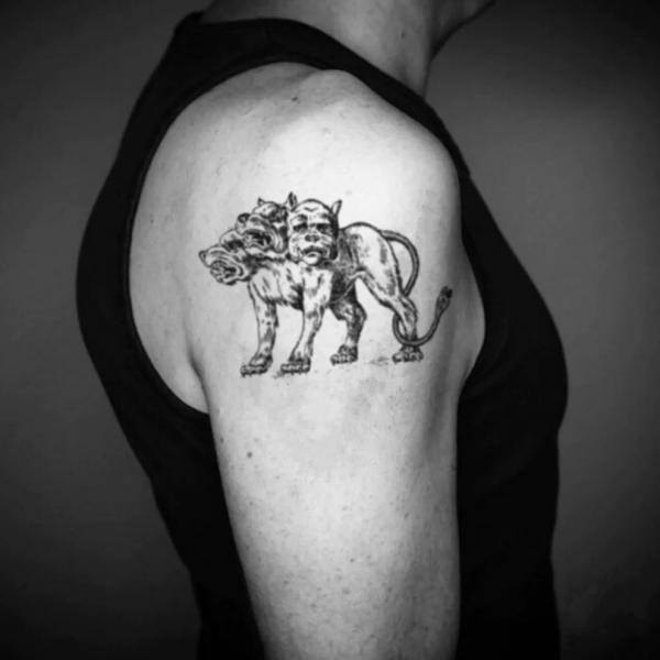 60 Cerberus Tattoo Designs with Meaning