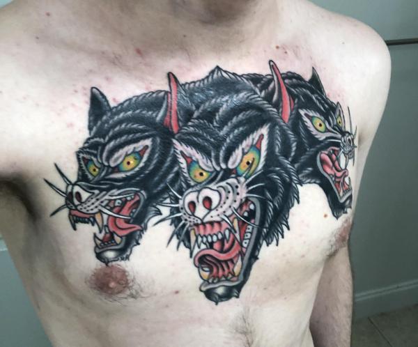 60 Cerberus Tattoo Designs with Meaning