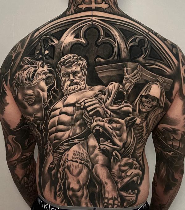 60 Cerberus Tattoo Designs with Meaning