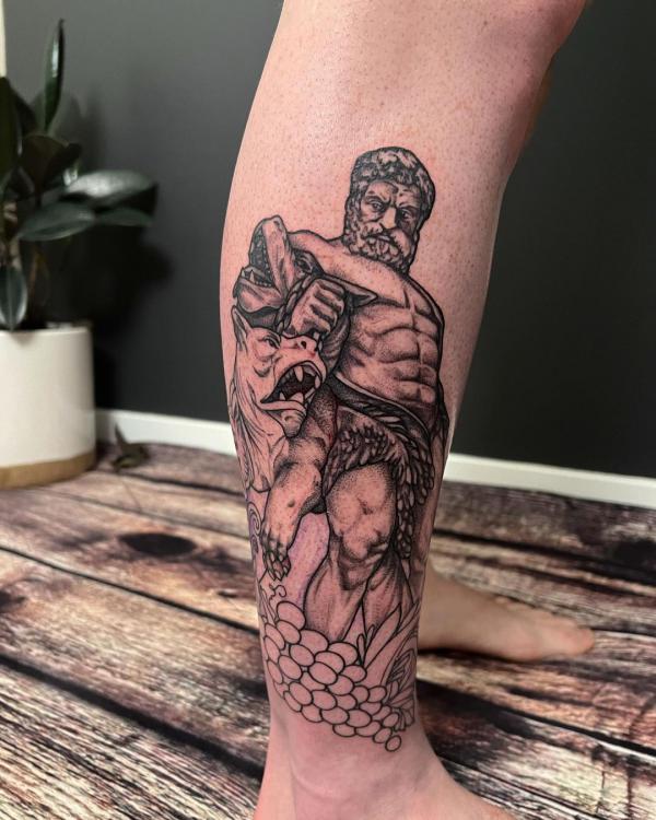 60 Cerberus Tattoo Designs with Meaning