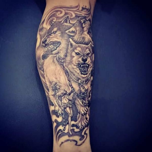 60 Cerberus Tattoo Designs with Meaning