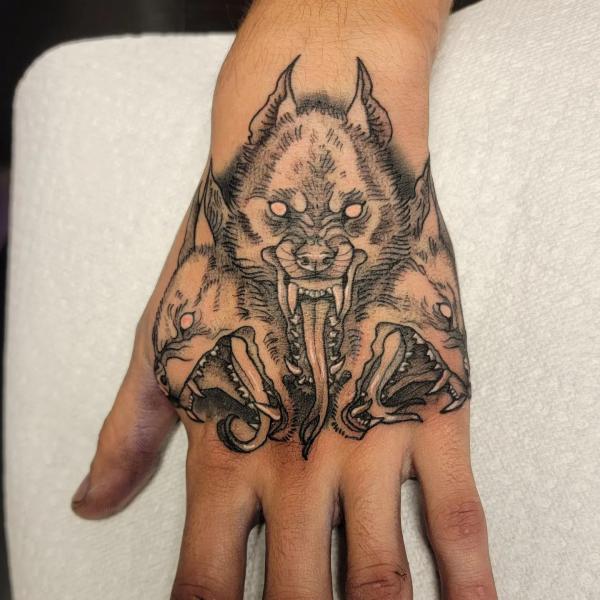 60 Cerberus Tattoo Designs with Meaning