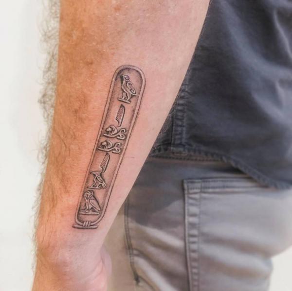 50 Egyptian Hieroglyphics Tattoo Designs with Meaning