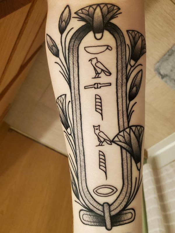 50 Egyptian Hieroglyphics Tattoo Designs with Meaning