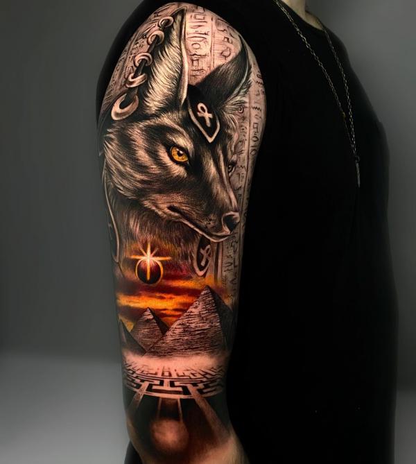 50 Egyptian Hieroglyphics Tattoo Designs with Meaning