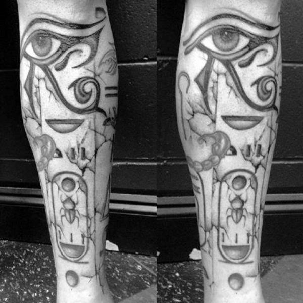 50 Egyptian Hieroglyphics Tattoo Designs with Meaning