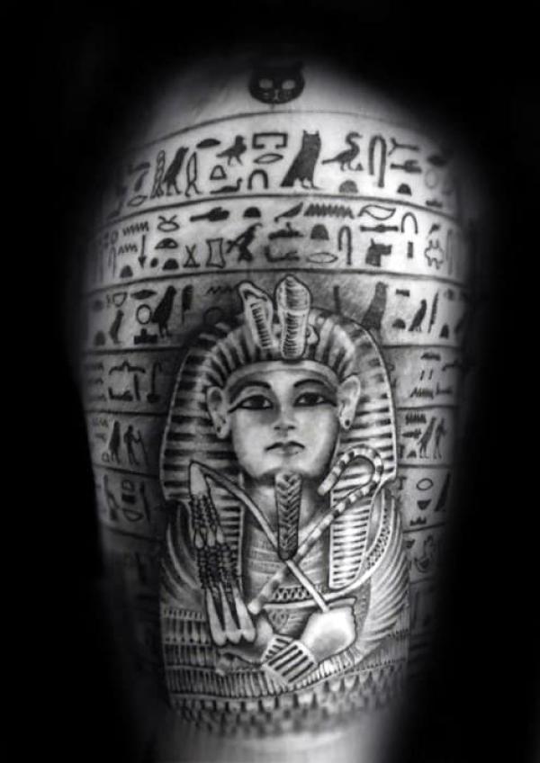50 Egyptian Hieroglyphics Tattoo Designs with Meaning