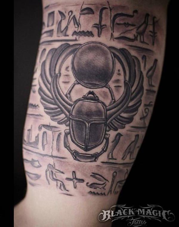 50 Egyptian Hieroglyphics Tattoo Designs with Meaning