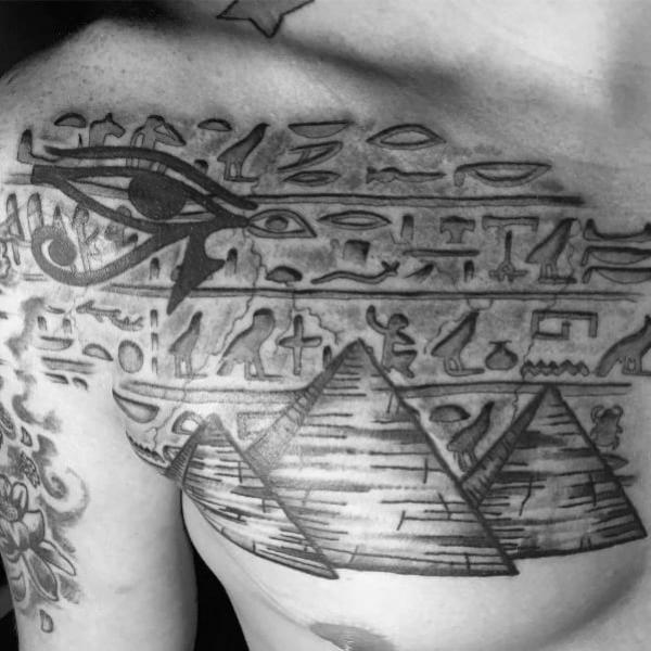 50 Egyptian Hieroglyphics Tattoo Designs with Meaning