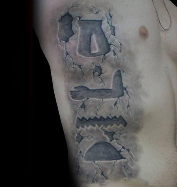 50 Egyptian Hieroglyphics Tattoo Designs with Meaning
