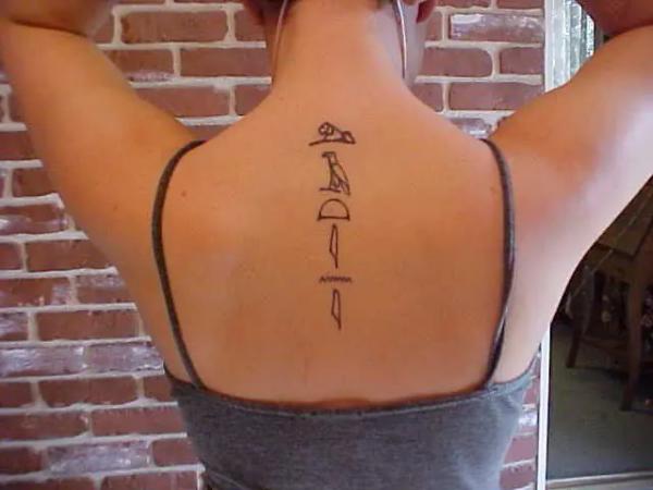 50 Egyptian Hieroglyphics Tattoo Designs with Meaning