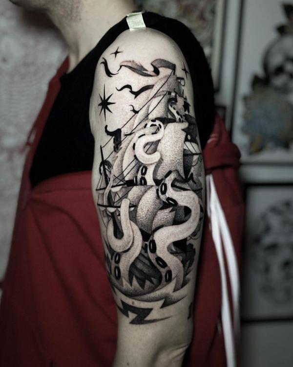 90 Kraken Tattoo ideas: Design and Meaning