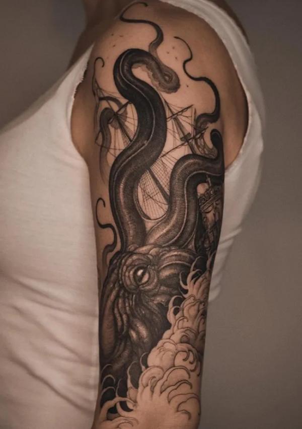 90 Kraken Tattoo ideas: Design and Meaning