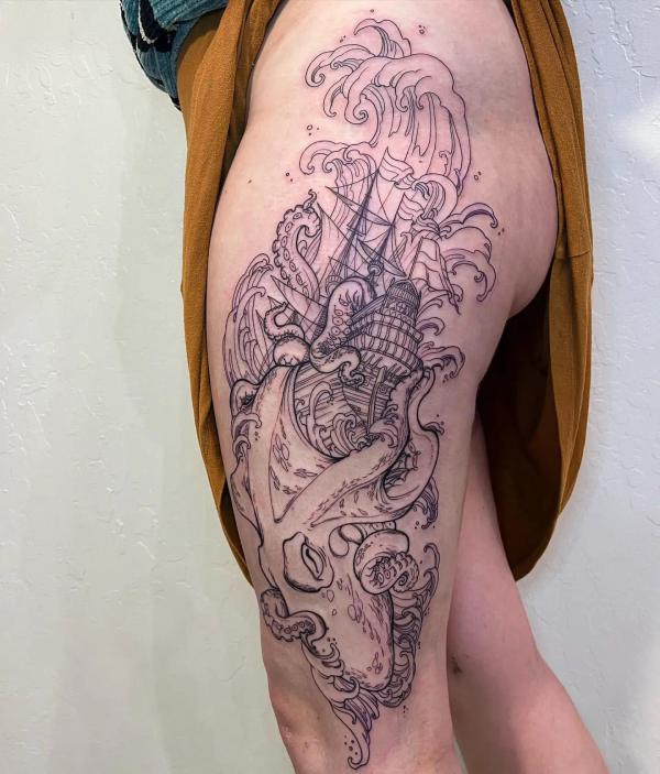90 Kraken Tattoo ideas: Design and Meaning