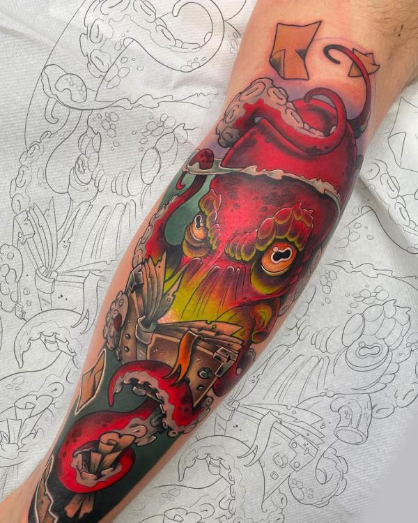 90 Kraken Tattoo ideas: Design and Meaning