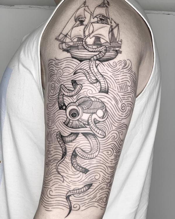 90 Kraken Tattoo ideas: Design and Meaning