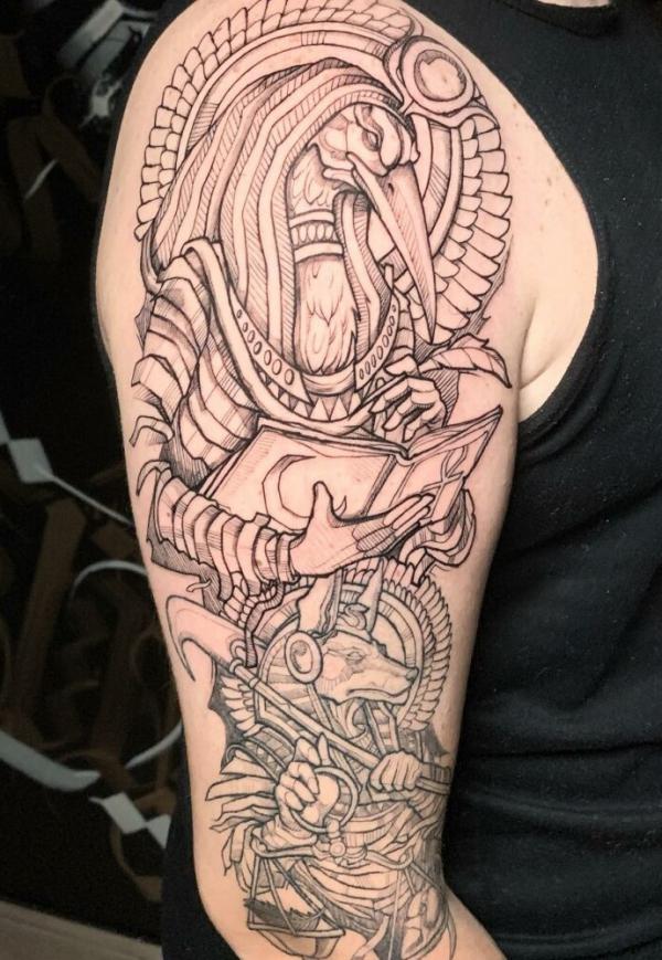 35 Thoth Tattoo Designs with Meaning