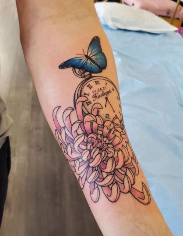 Floral Watercolor Tattoos: A Symphony of Color on Skin